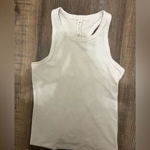 Lululemon Athletica Classic White Tank Top